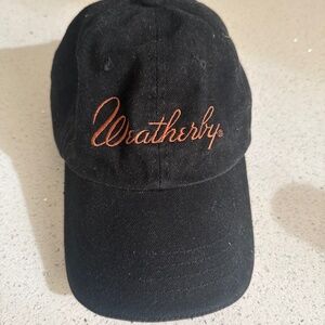 Black weatherby new without tags hat